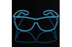 Blinkende Partybrille in blau 333797
